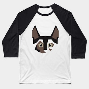 Quinua, the dark tricolor geometric cat Baseball T-Shirt